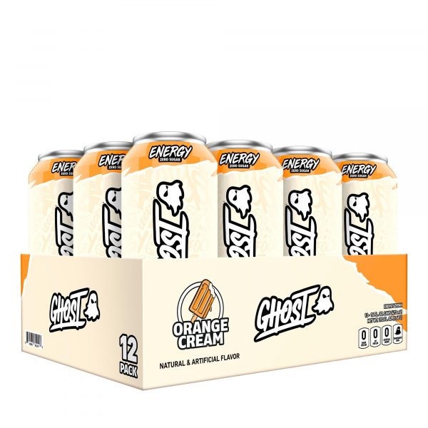 Energy Drink - Orange Cream - 16oz. (12 Cans)