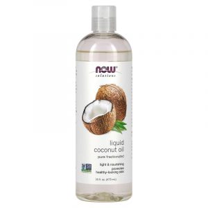 NOW Foods, Solutions, Liquid Coconut Oil, Pure Fractionated, 16 fl oz (473 ml)